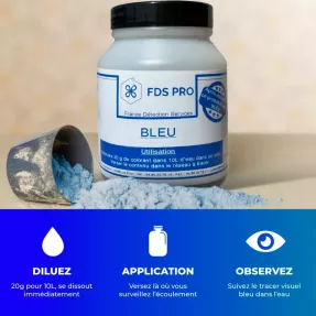 Tinte trazador azul