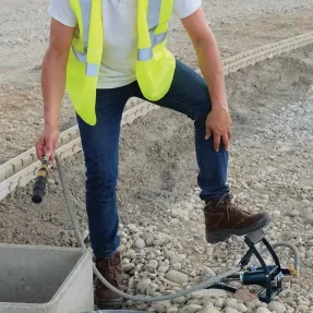 Obturador pasante con by‑pass | Desvío y pruebas de red