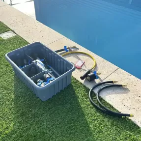 Kit presión piscina 32 piezas | Diagnóstico de fugas pro