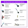 Kit presión piscina 32 piezas | Diagnóstico de fugas pro
