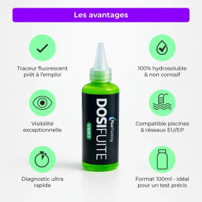 DOSIFUITE – Dosis de Fluoresceína Lista para Detectar Fugas